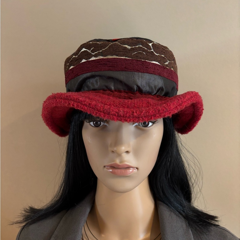 Jasmine Design Canada Mixed Media Wool Blend Cloche Hat
